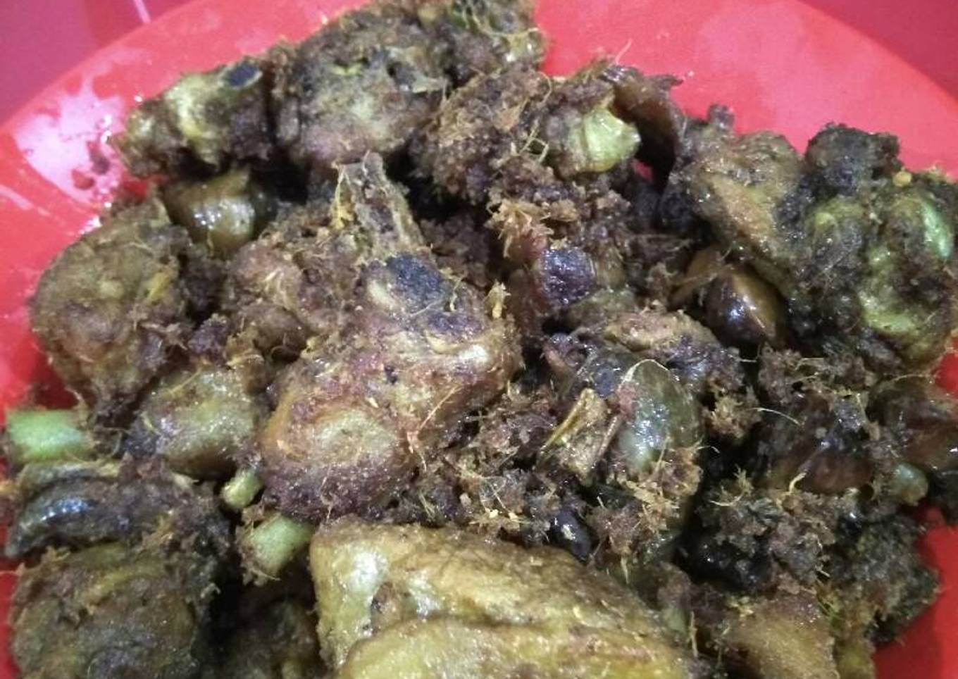 Bebek bumbu hitam(khas Madura)
