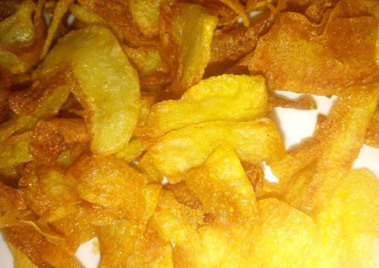 Recipe of Speedy Crispy potato chips