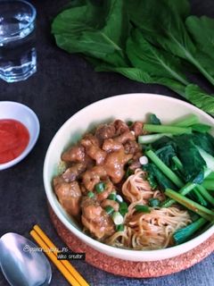 Foto resep Lengkap...!! Resep Mie Ayam Rumahan