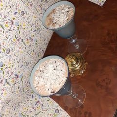 A picture of Watermelon and Banana smoothie🍉🍌.