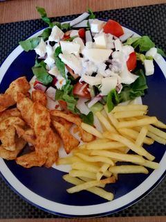 Gyros tál recept fotója