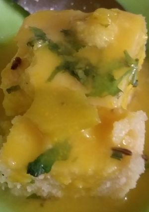 A picture of Dhokla.