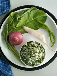 A picture of Mulyaachi Koshimbir (Radish Salad).