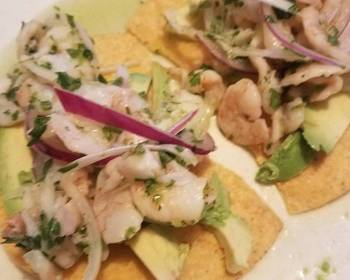 The New Way Serving Recipe Aguachiles seafood Delicious