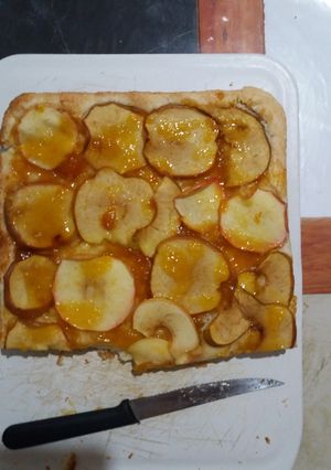 Una foto de Tarta de manzana y mermelada