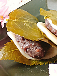 A picture of Sakura Mochi.