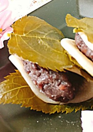 A picture of Sakura Mochi.