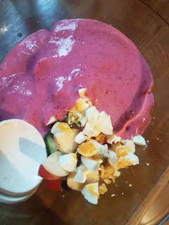 A picture of Mixed Fruit Salad with Fruit Dressing.