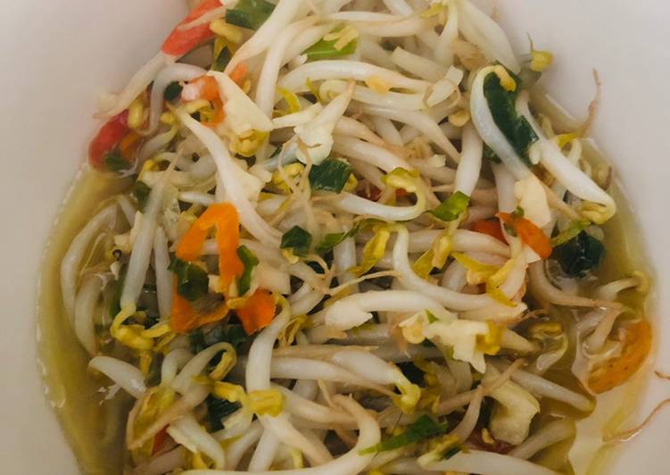 Bagaimana Memasak Resep Mantab Dari Oseng taoge cah bawang  