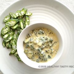 A picture of Lady Finger with Curd.