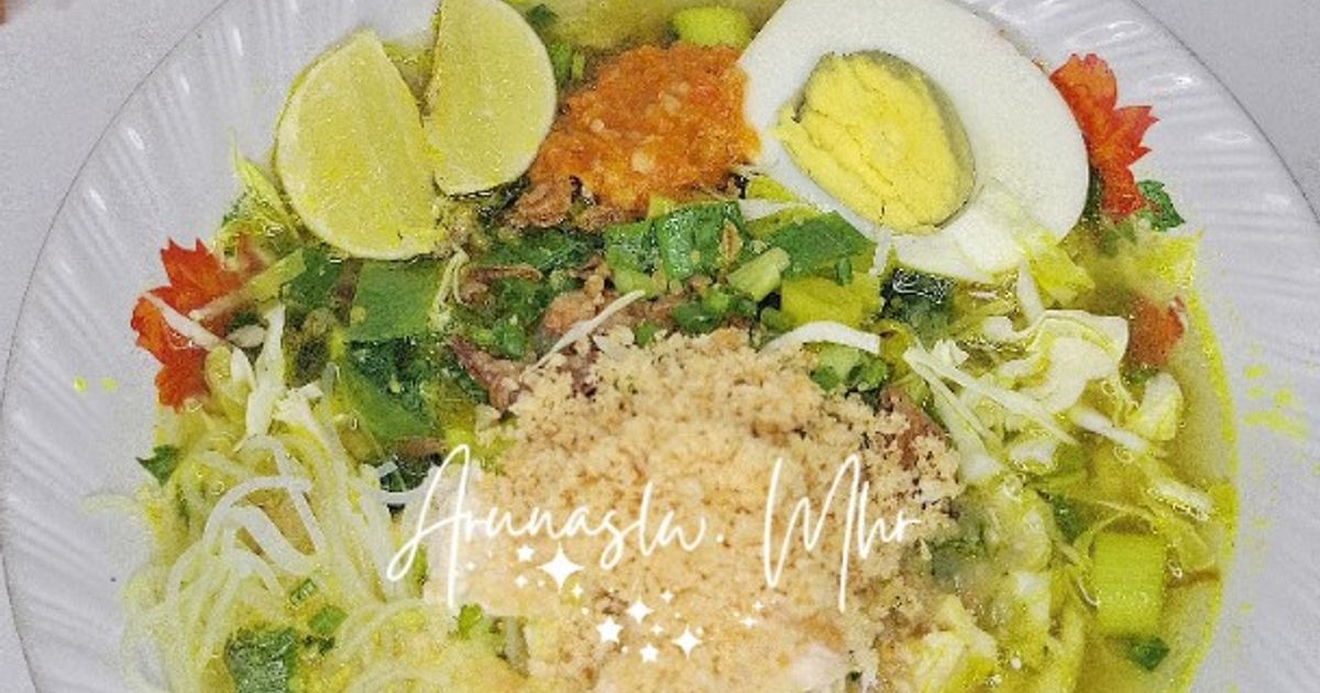 Soto Lamongan (resep warisan keluarga penjual soto legendaris)