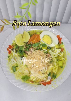 Foto resep Soto Lamongan (resep warisan keluarga penjual soto legendaris)