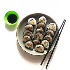 Sushi Roll Homemade Simple রেসিপির প্রধান ছবি