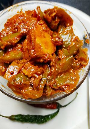 A picture of Kadhai Paneer.