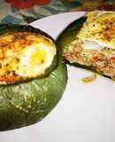 Zapallito relleno al vapor