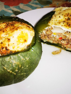 Una foto de Zapallito relleno al vapor