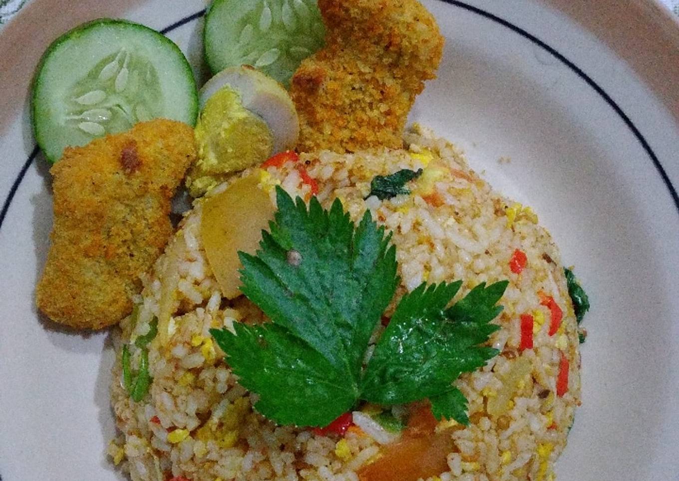 Nasi goreng rendang