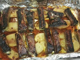 Costillas glaseadas con patatas