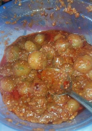 Foto resep Cilok bumbu kacang pedas