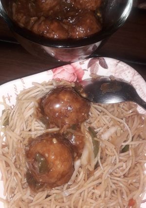A picture of चाइनीज़ विथ मंचूरियन.