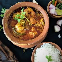 Champaran Mutton Handi (Mutton Curry - Bihari style) A picture of Champaran Mutton Handi (Mutton Curry - Bihari style).