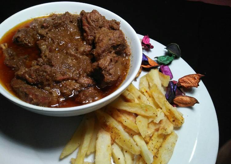 Recipe of Homemade BBQ beef masala boti