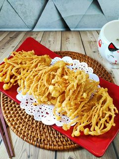 Foto resep Crispy Enoki Mushroom