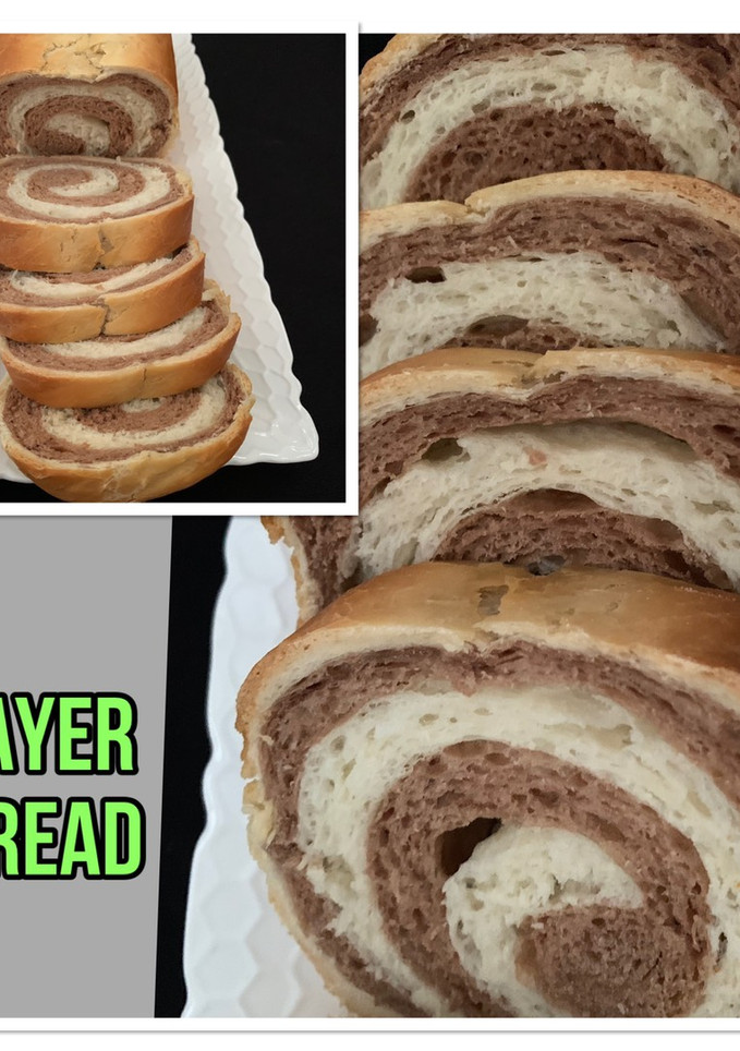 A picture of 2 layer bread.