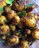 Cumin seeds baby potatoes fry