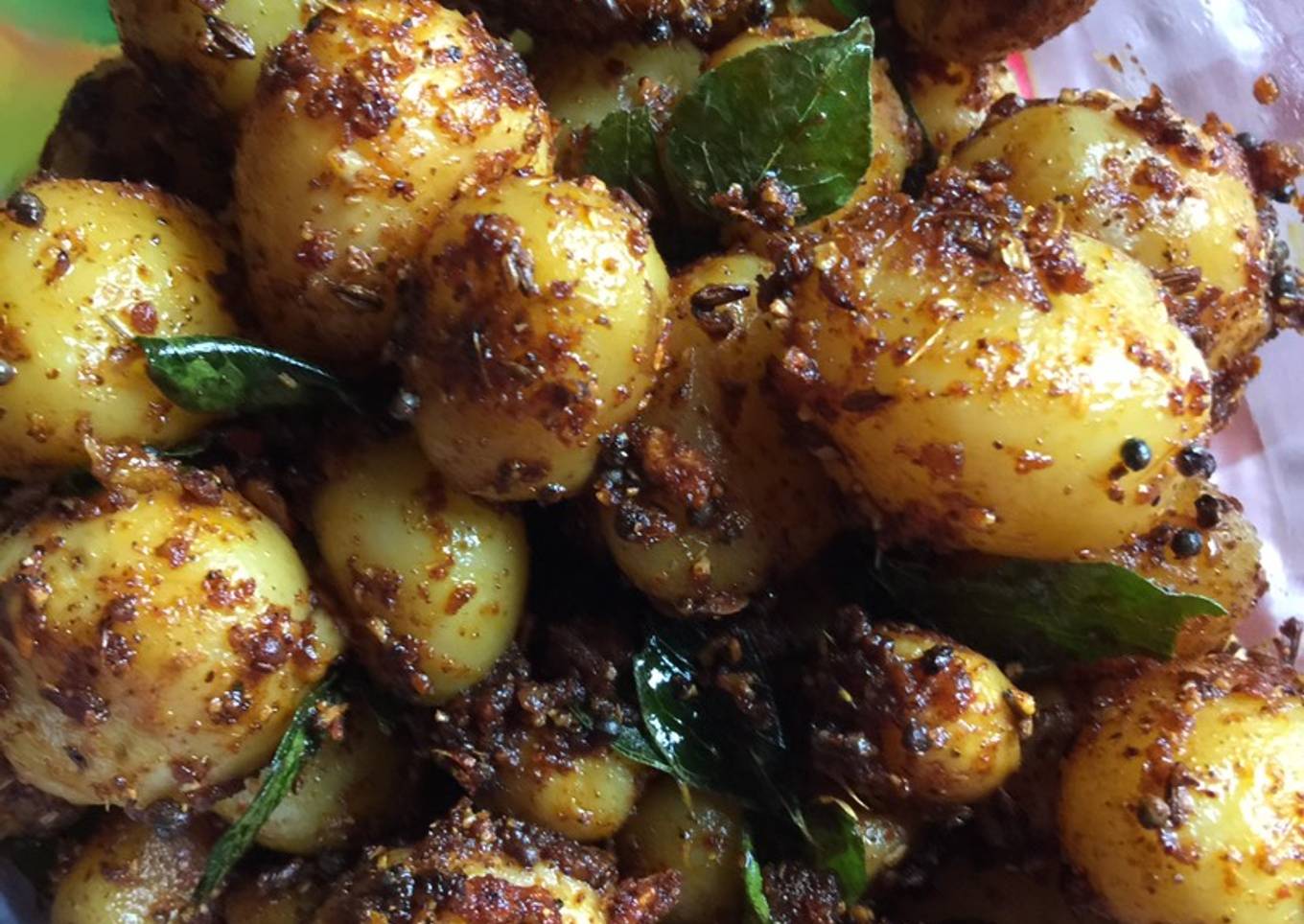 Cumin seeds baby potatoes fry