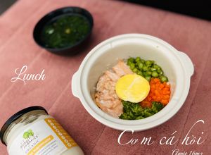 Hình của món Cơm cá hồi - ăn dặm.