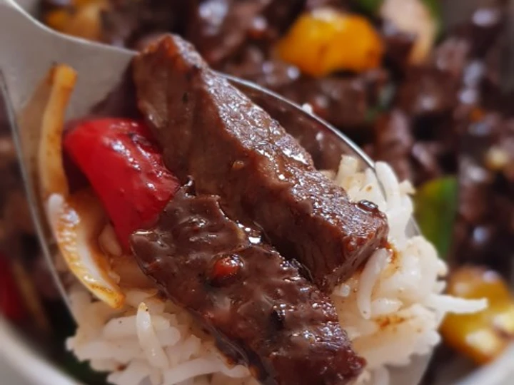 Easy Way Make Recipe Beef Stir-Fry in Black Pepper Sauce that is So Delicious, Addictive}