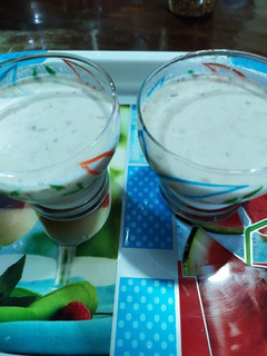 A picture of Khajoor milkshake.