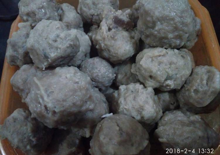 Resep: Bakso urat daging sapi Anti Gagal!