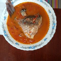 A picture of Fresh Tilapia stew.