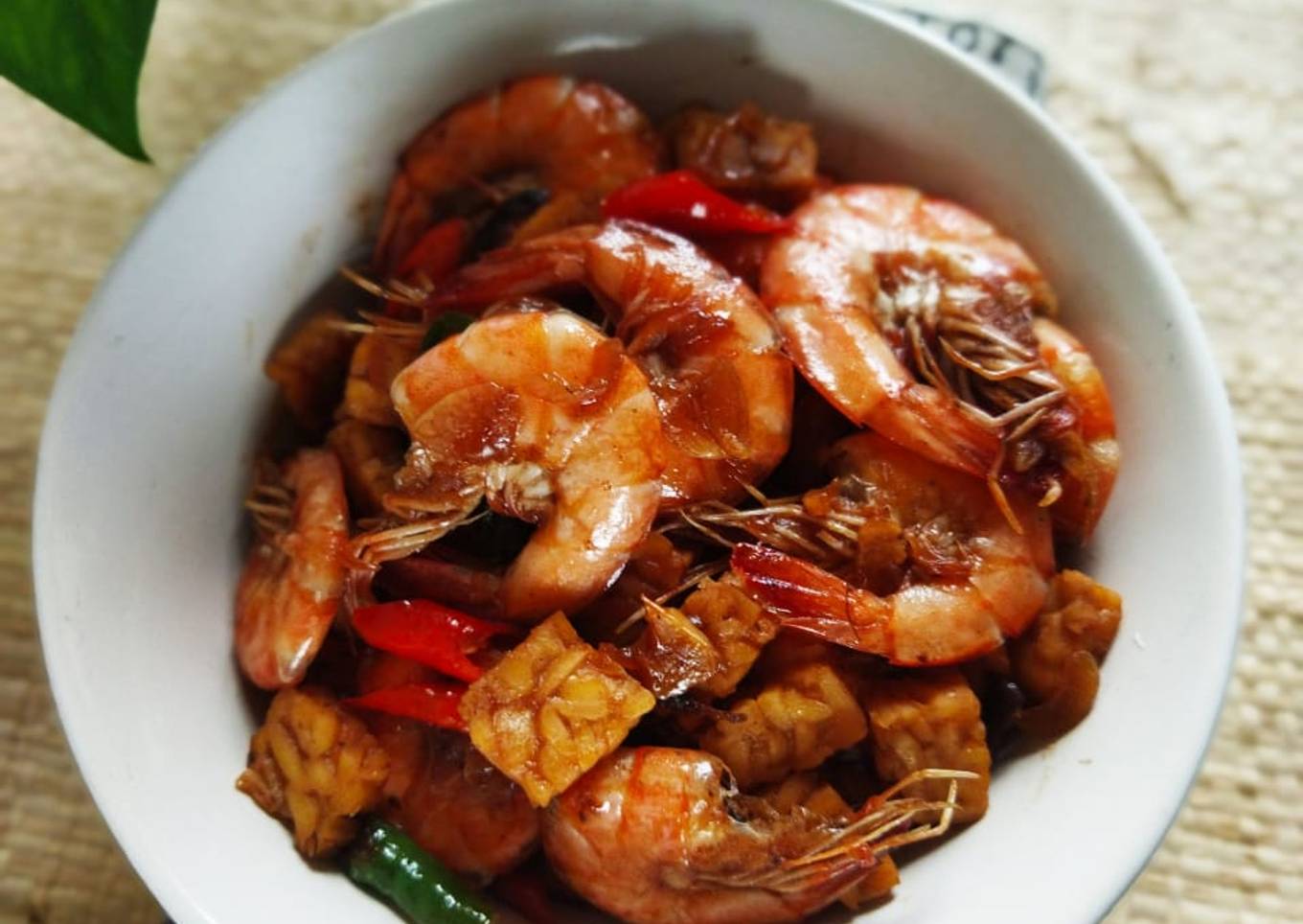Oseng Udang Tempe Cabe
