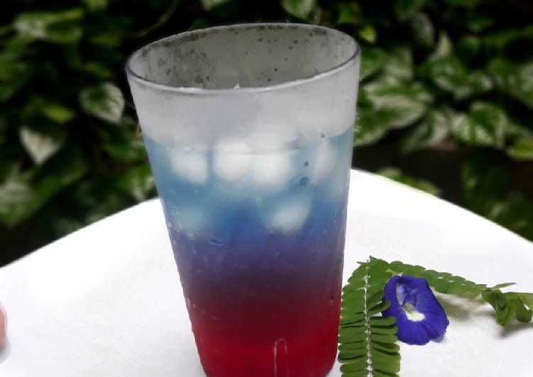 Resep Ocean Blue Ice Telang yang Bisa Manjain Lidah