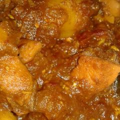 Chicken kosha A picture of Chicken kosha.