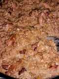 Macarronada com frango e bacon