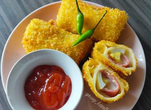 Foto resep Risoles Smoked Beef Mozarela