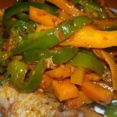 Smoked Turkey Stir Fry A picture of Smoked Turkey Stir Fry.