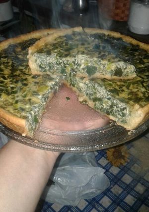 Una foto de Tarta de puerro !! Muy Rica !!