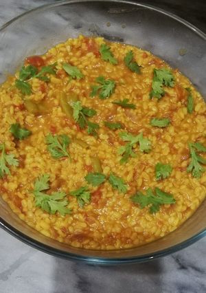 A picture of Dal Mong with My own recipe.