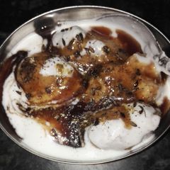 A picture of Moong dal dhi bdi.