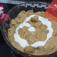 A picture of White karahi #Ramadankityari.