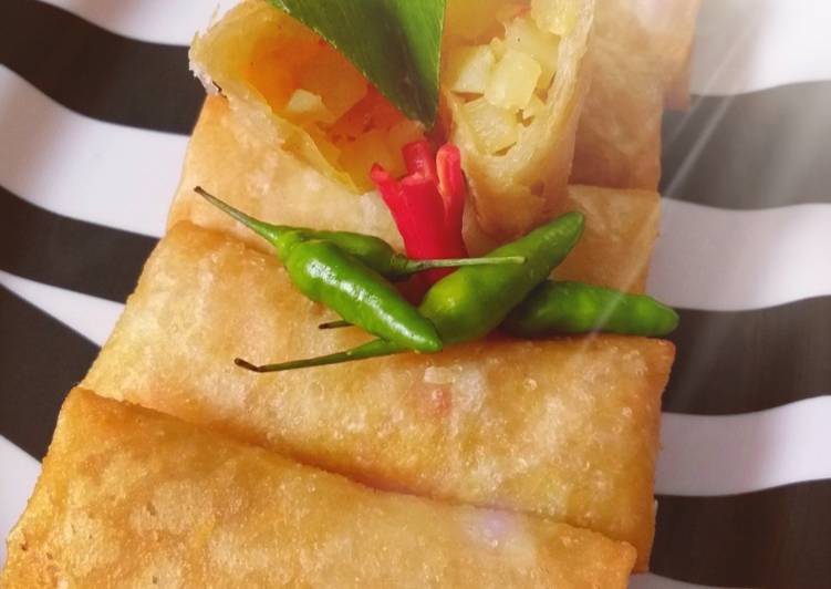 Resep Lumpia isi sayur, Bikin Ngiler