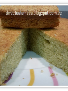 Una foto de Bizcocho de calabacín