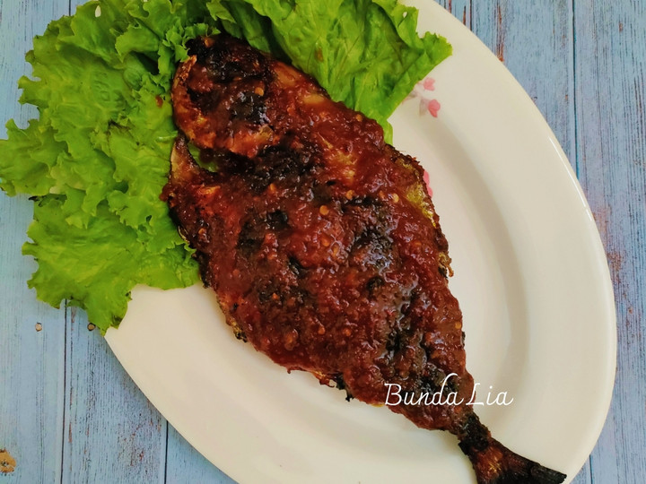 Resep Ikan Kwe Bakar Bumbu Pedas, Sempurna