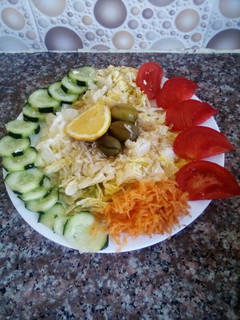 صورة لوصفة سلاطة خفيفة