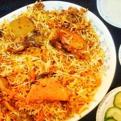 A picture of Spicy sindhi biryani.